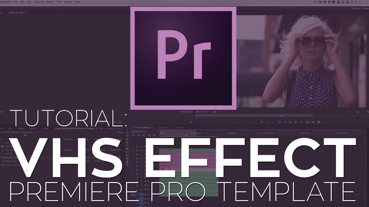 vhs effect premiere pro tutorial